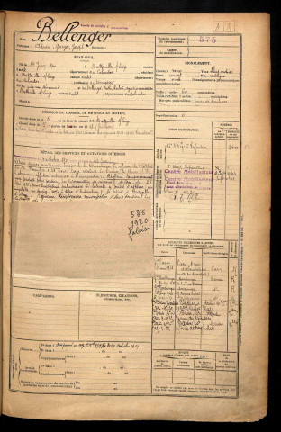 Bellenger, Adrien Georges Joseph