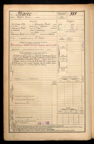 Marie, Eugène Henri