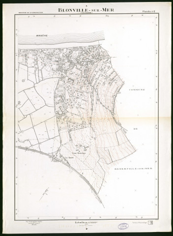 Plans topographiques de Blonville-sur-Mer