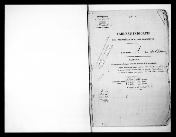 état de section (1824)