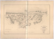 Carte topographique du canton de Ryes par Simon, géomètre en chef du cadastre