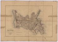 Carte topographique du canton de Pont-l'Evêque par Simon, géomètre en chef du cadastre