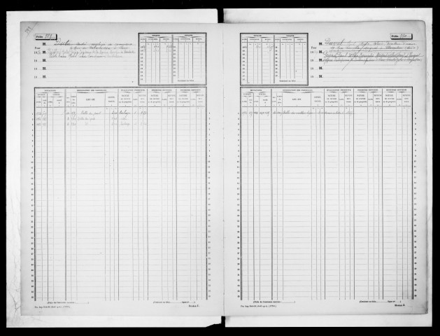 matrice cadastrale des propriétés non bâties, 1913-1936, 3e vol. (folios 988-1586)