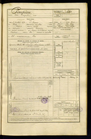 Poupion, Victor Auguste