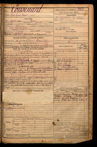 Cousinard, Henri Eugène Joseph