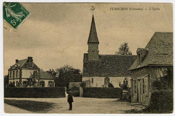 Fumichon : Eglise (n°1 à 2, 8) Château (XVIe siècle) construction de plusieurs époques. Les plus caractérisées datent du règne de Henri IV (n°3 à 7)