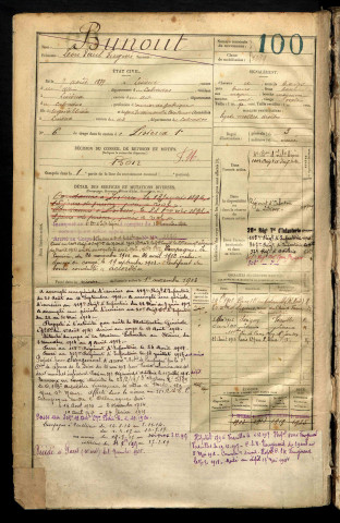 Bunout, Léon Paul Eugène