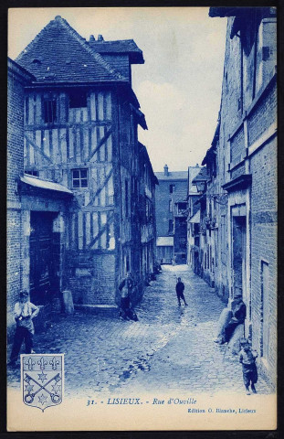 Manoir et cour du Carrey (musée du vieux Lisieux) : extérieur (n°539 à 551) Exposition (n°552 à 556)