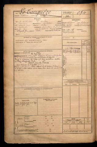 Le Tonquèze, Alphonse Marie