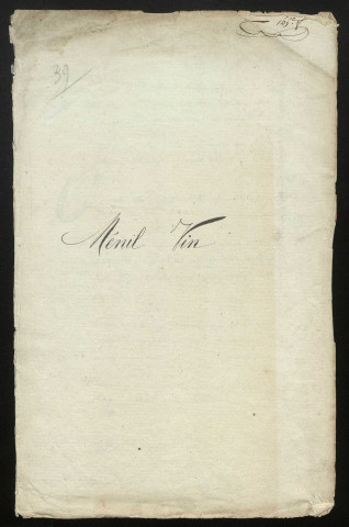 paroisse du Ménil-Vin