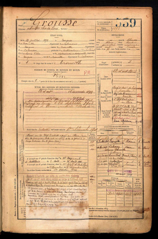 Grousse, Amédée Charles Louis