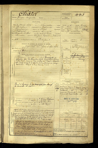 Châtel, Georges Auguste