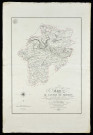 Carte du canton d'Avranches (Manche). Bitouzé Dauxmesnil