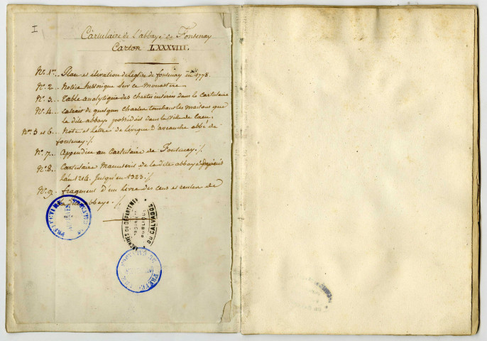 Cartulaire (formé artificiellement par Léchaudé d'Anisy en 1829)
