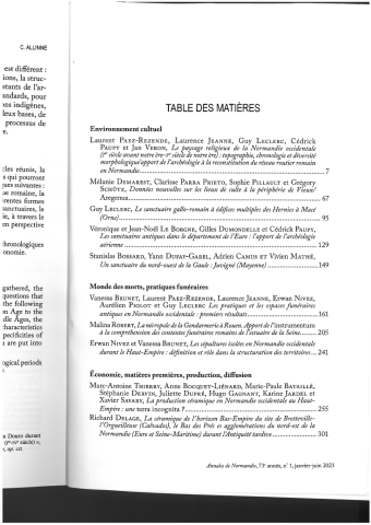 Far West ? La Normandie antique et les marges nord-ouest de l'Empire romain (fin du Ier siècle avant J-C - VIe siècle après J-C). Volume 2