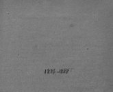 1888 : rapport annuel