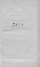 1857 : rapport annuel