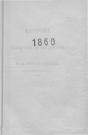 1860 : rapport annuel